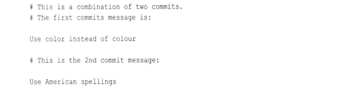 图 执行 git rebase -i 编辑提交信息