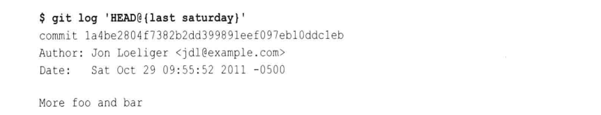 图 git log "last saturday"